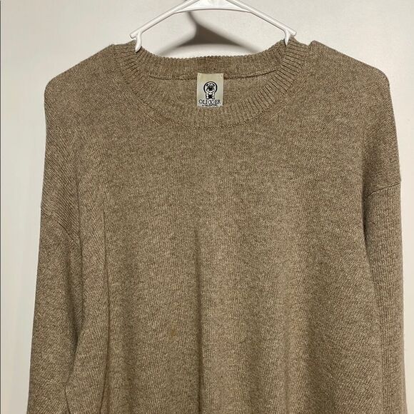 Olivers Tan Crewneck Sweater Soft Knit Casual - Picture 2 of 12